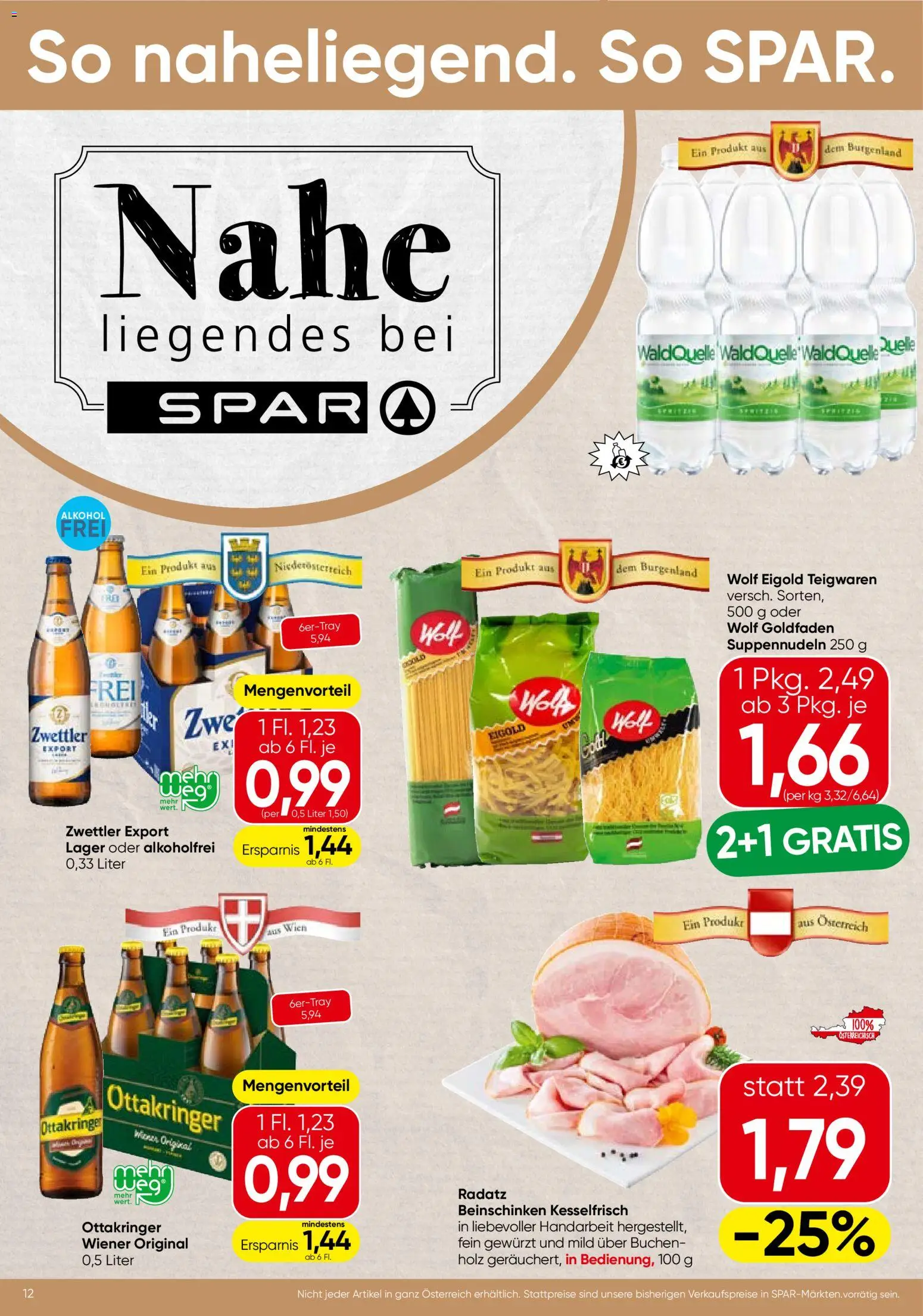 Spar Flugblatt - Burgenland gültig ab 05.03.2026 | Seite: 12