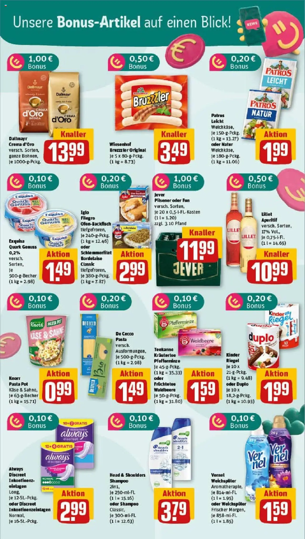 Rewe prospekt Fröndenberg	 – gültig ab 06.10.2025 | Seite: 29 | Produkte: Käse, Head & shoulders, Weichspüler, Sahne