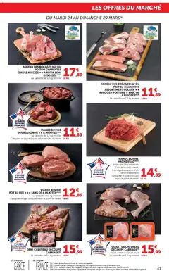 Hyper U - Prévisualisation de Hyper U catalogue valide à partir de 24.03.2026 | Page: 41 | Produits: Agneau, Collier, Viande, Viande bovine