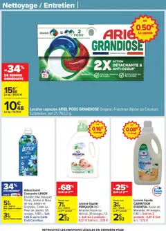Carrefour - Prévisualisation de Carrefour catalogue halloween valide à partir de 21.10.2025 | Page: 63 | Produits: Ariel, Savon, Lessive Liquide, Lessive
