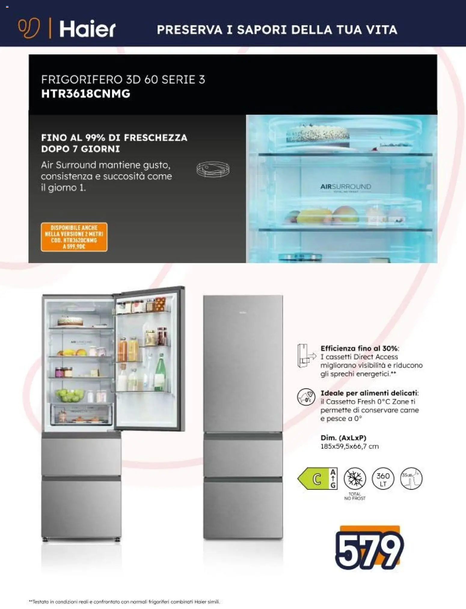 Volantino Unieuro del 20.02.2026 | Pagina: 2 | Prodotti: Pesce, Frigorifero