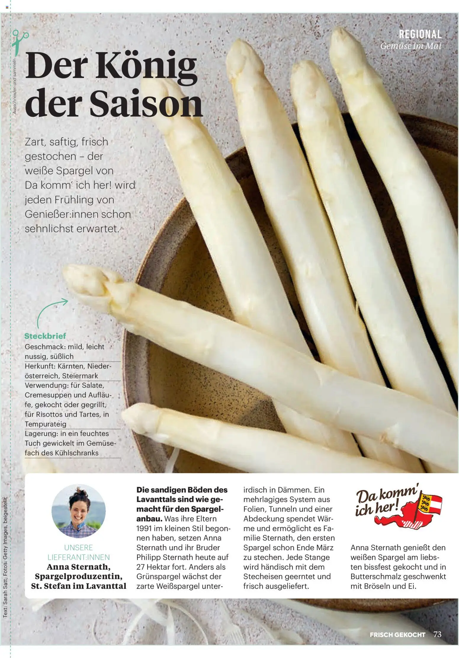 Billa Frisch Gekocht gültig ab 01.05.2026 | Seite: 73 | Produkte: Gemüse