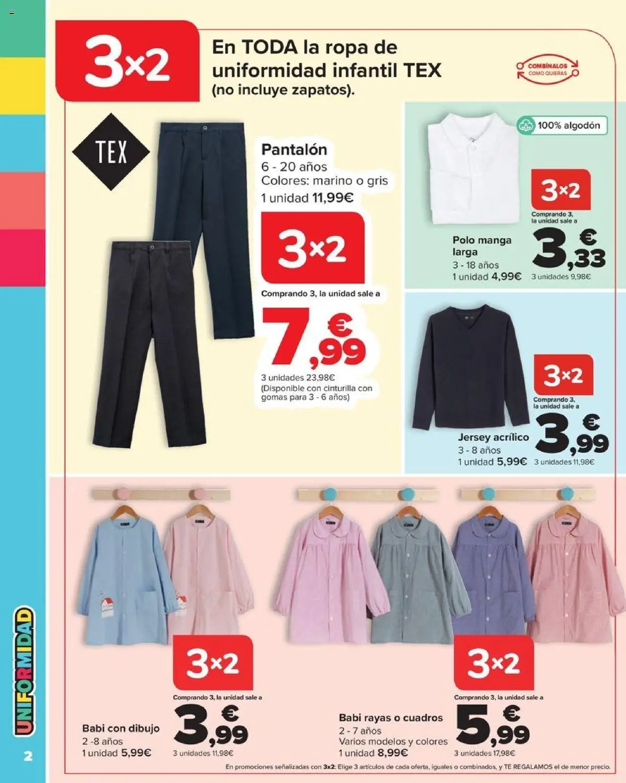 Carrefour -Vuelta al Cole │ válido desde el 18.08.2025 | Página: 2 | Productos: Té, Ropa