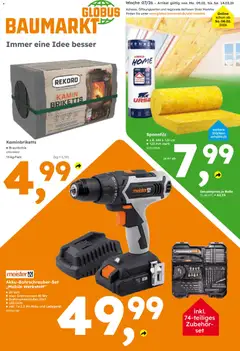 Globus Baumarkt Prospekt 	 ab 09.02.2026 gültig