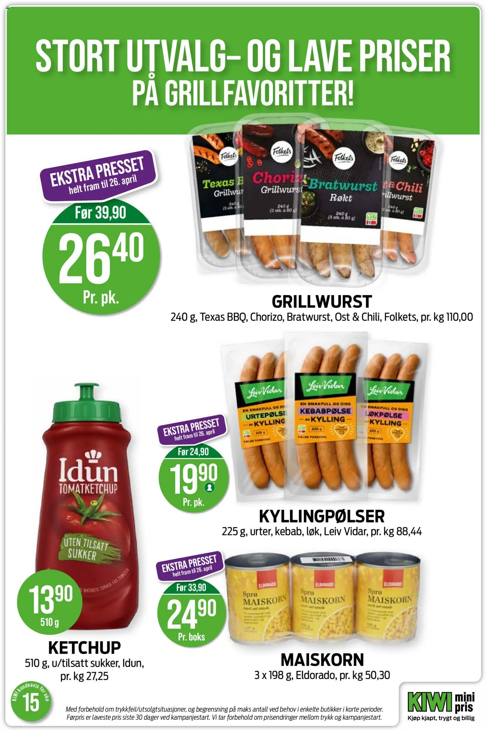 {H1} | Side: 4 | Produkter: Desk, Kylling, Boks, Curry powder