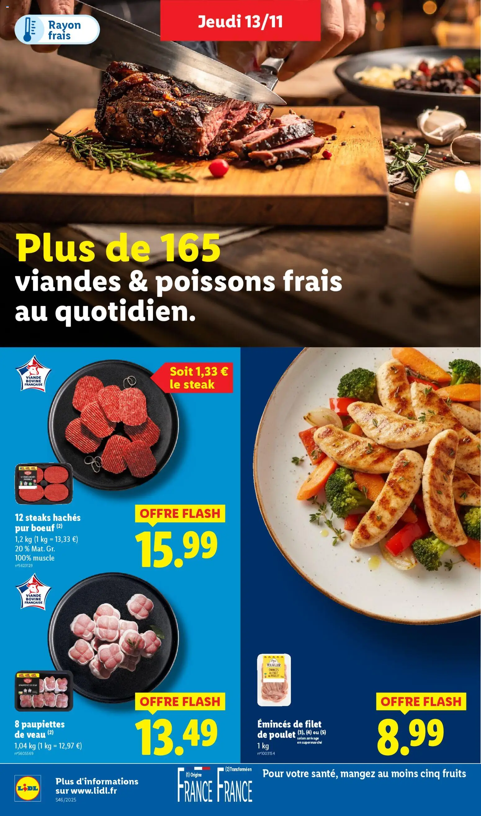 {H1} | Page: 6 | Produits: Paupiettes de veau, Viande, Viande bovine