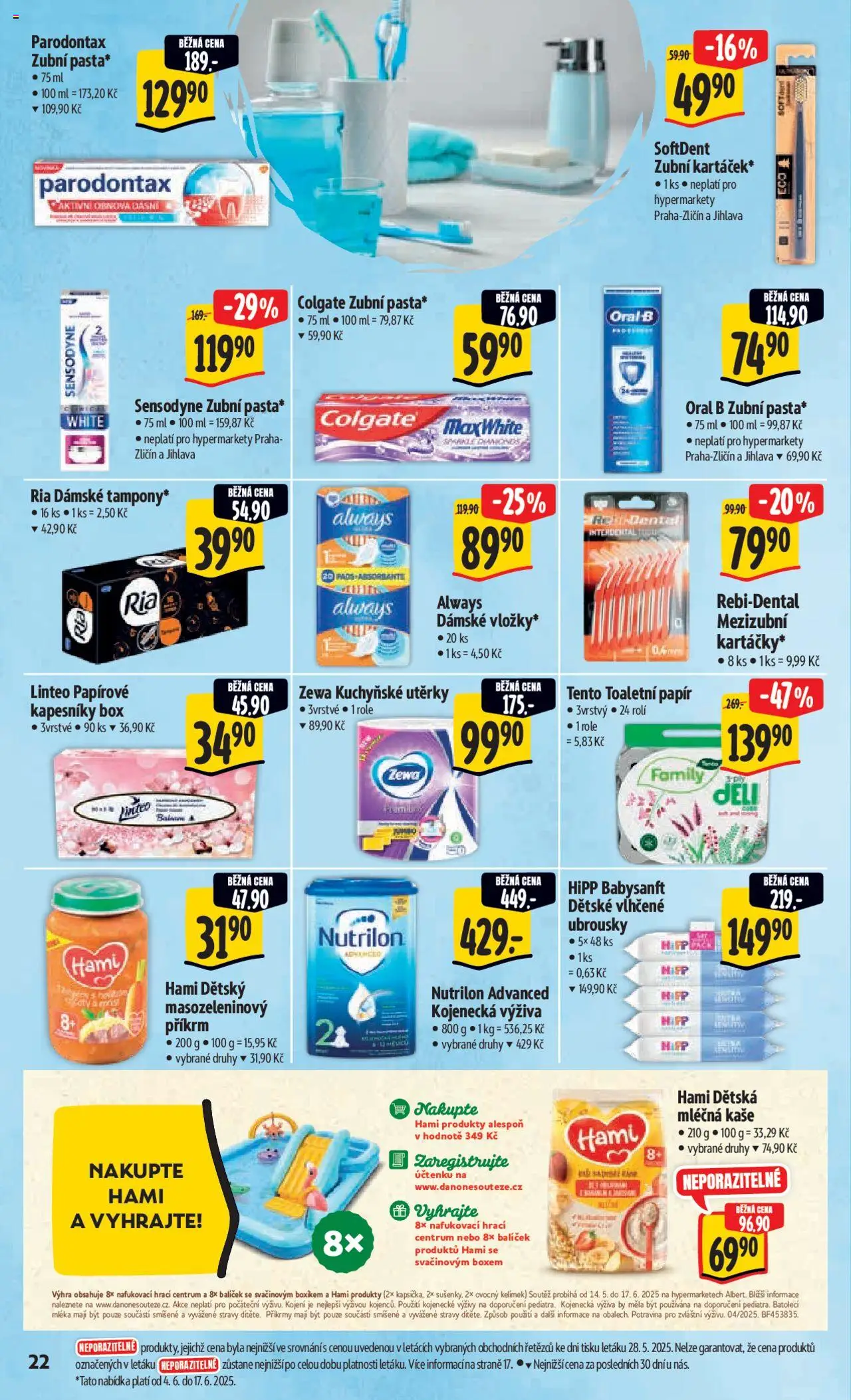 Albert leták - Hypermarket od 04.06.2025 | Strana: 30 | Produkty: Vlhčené ubrousky, Parodontax, Kuchyňské utěrky, Ubrousky