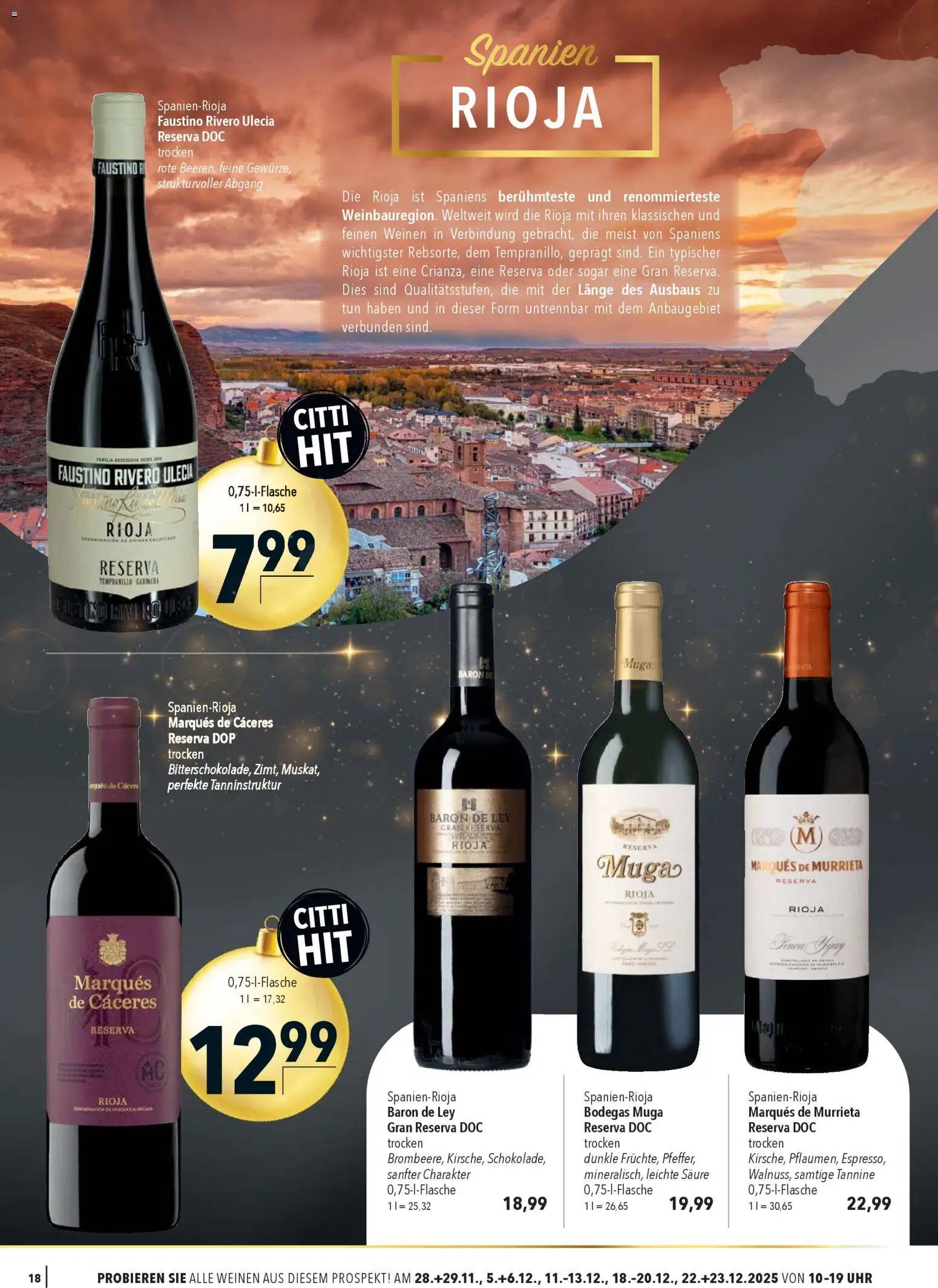 CITTI Markt - Weine zum Fest – gültig ab 26.11.2025 | Seite: 18 | Produkte: Uhr