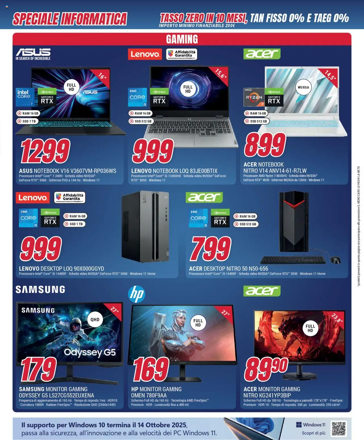Volantino Trony del 21.08.2025 | Pagina: 33 | Prodotti: Schermo, Notebook, Video, Samsung