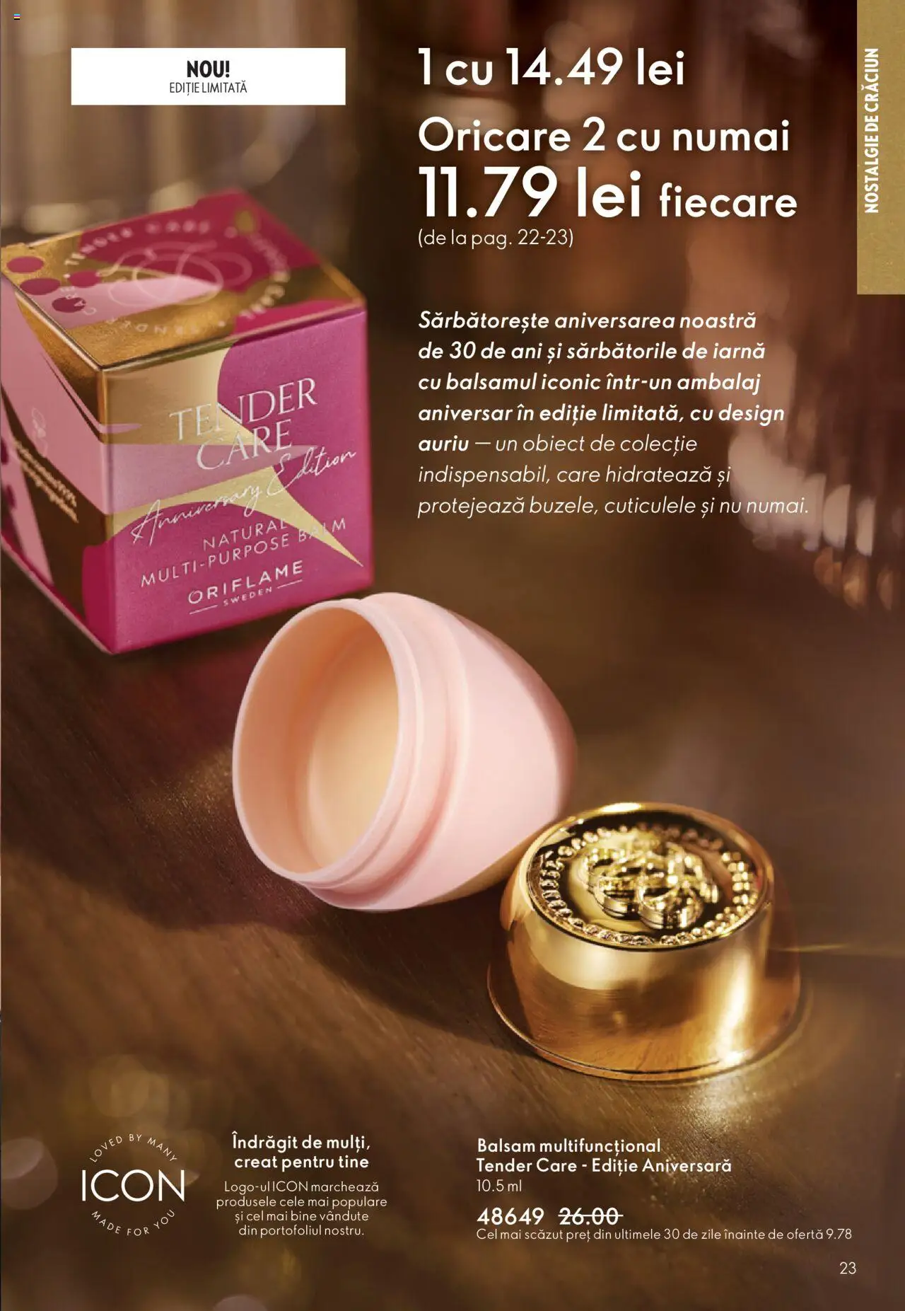 Noul catalog Oriflame – valabil de la 12.11.2025 | Pagină: 23 | Produse: Balsam