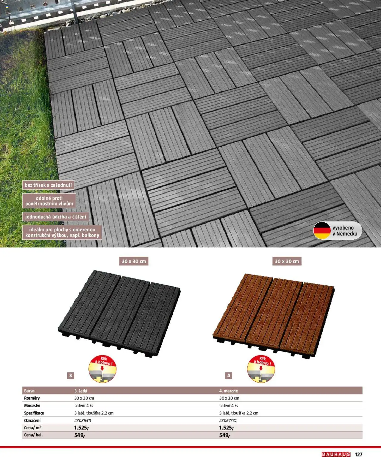 Bauhaus katalog Zahradní nábytek od 01.04.2025 | Strana: 127
