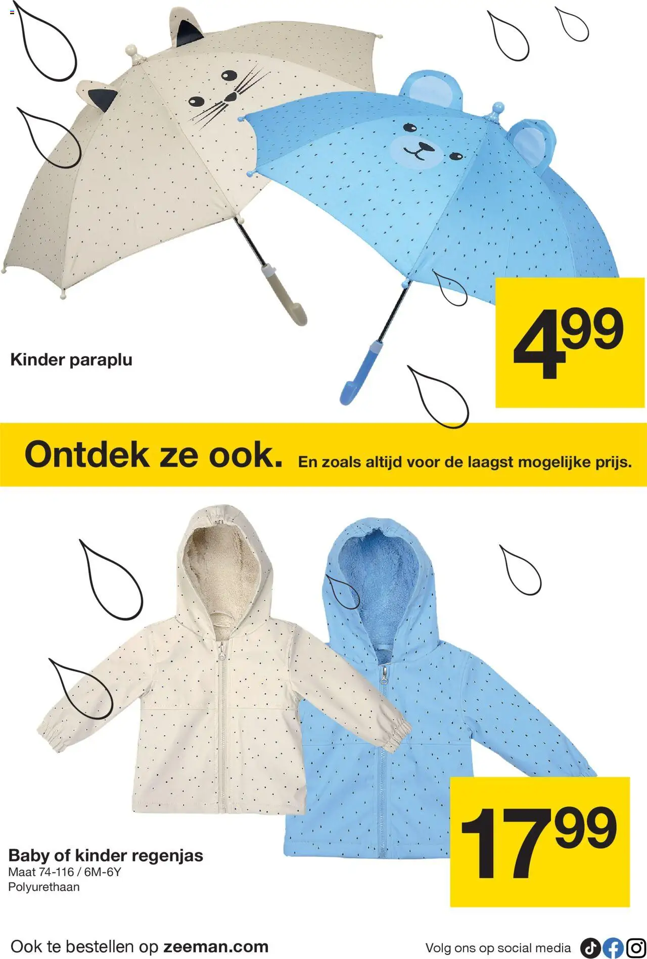  | Pagina: 6 | Producten: Regenjas, Paraplu, Kinder