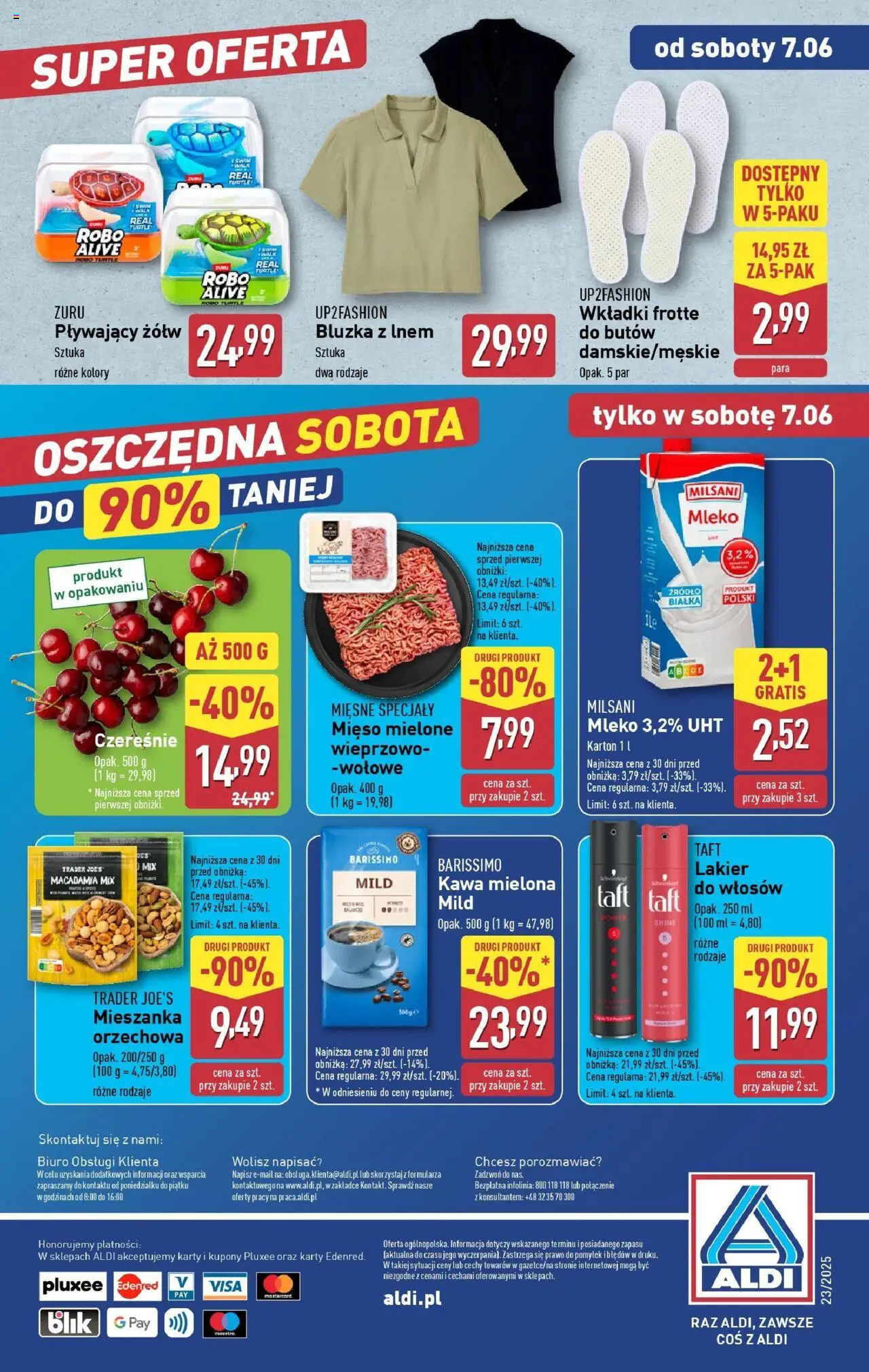 Aldi Gazetka od 02.06.2025 | Strona: 38 | Produkty: Bluzka, Mięso, Mięso mielone, Kawa