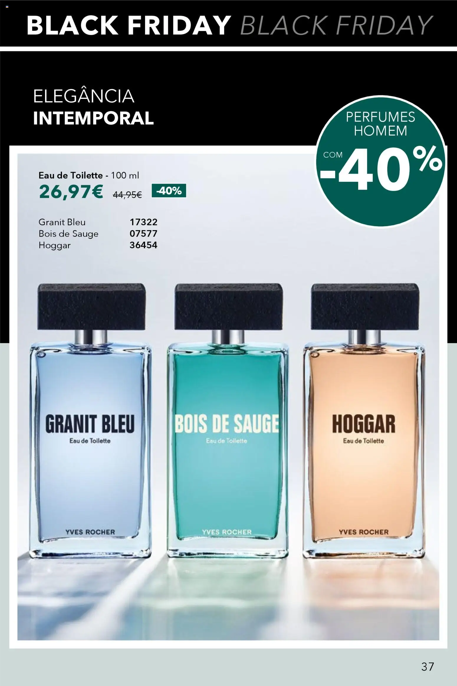 Yves Rocher - Black Friday │ válido de 12.11.2025 | Página: 37 | Produtos: Perfumes, Eau de toilette