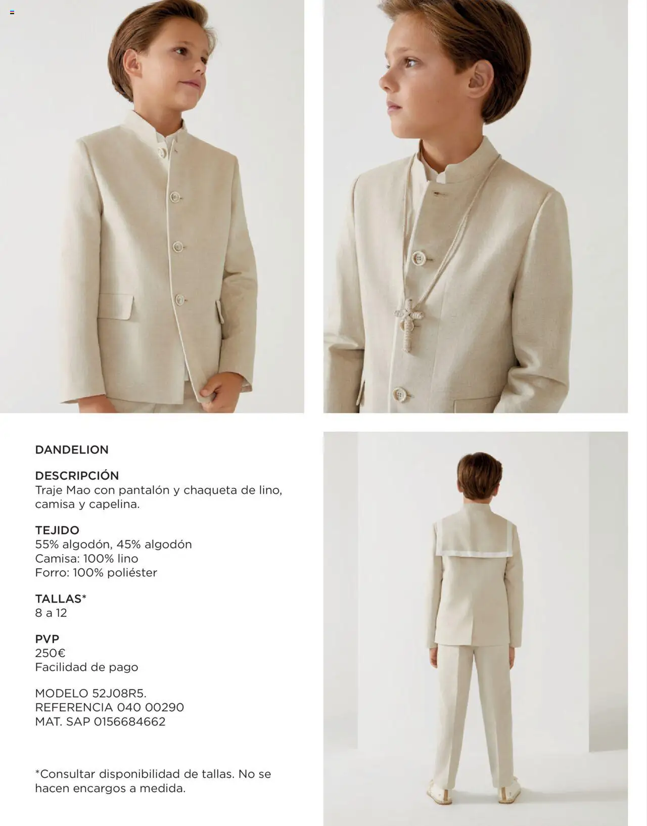 El Corte Inglés Comuniones 2025 │ válido desde el 22.11.2024 | Página: 28 | Productos: Camisa, Chaqueta, Traje