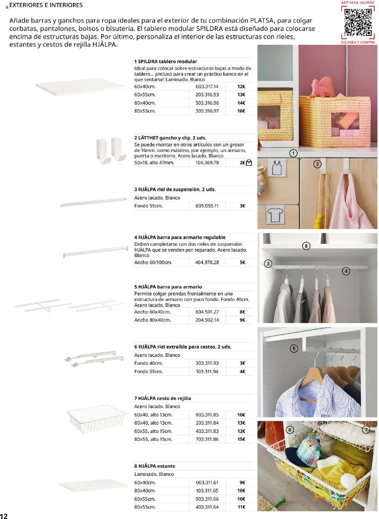 Catálogo IKEA Platsa │ válido desde el 06.02.2025 | Página: 12 | Productos: Ropa, Estante, Armario
