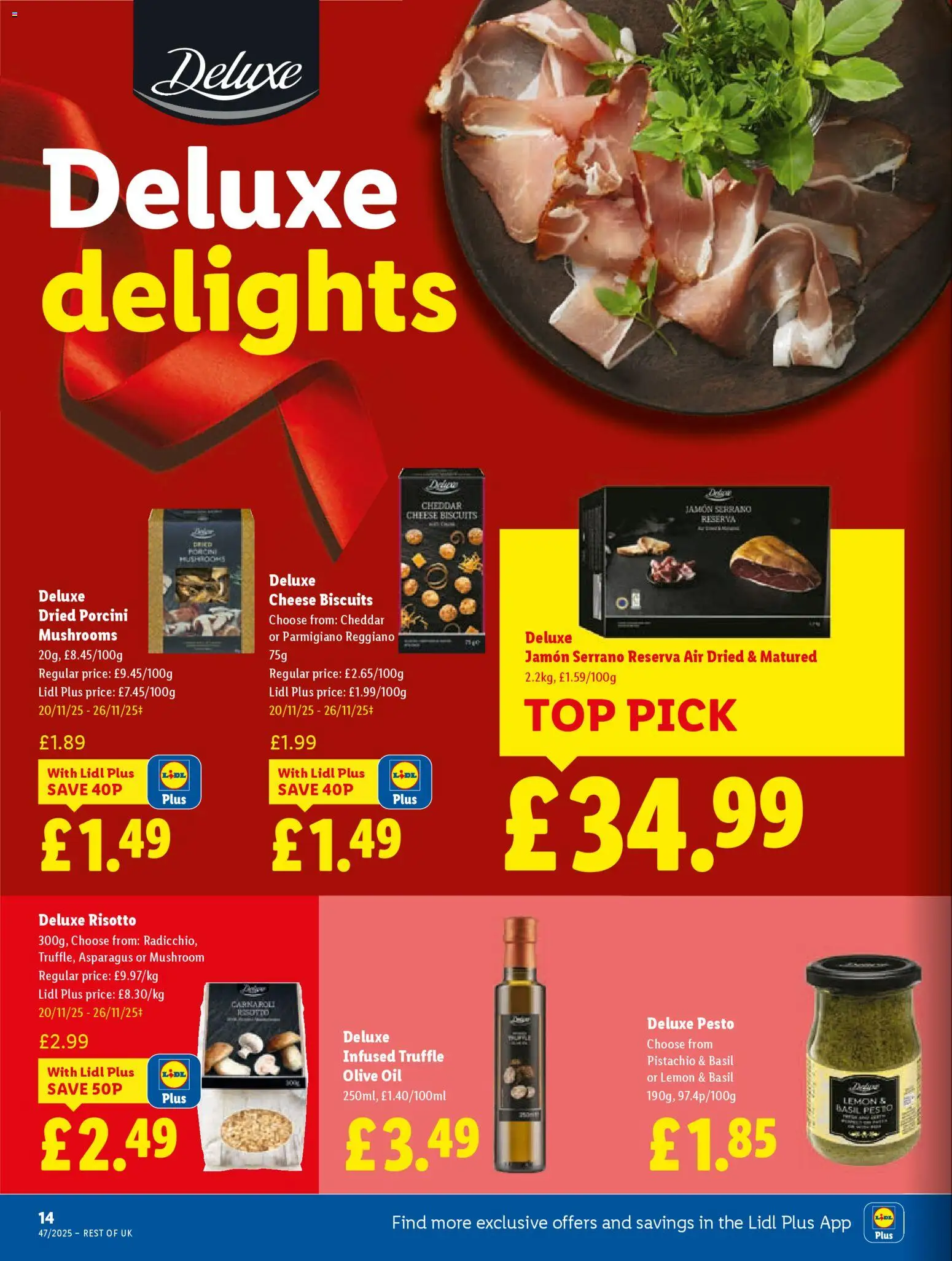 {H1} | Page: 14 | Products: Cheese, Basil, Mushrooms, Lemon