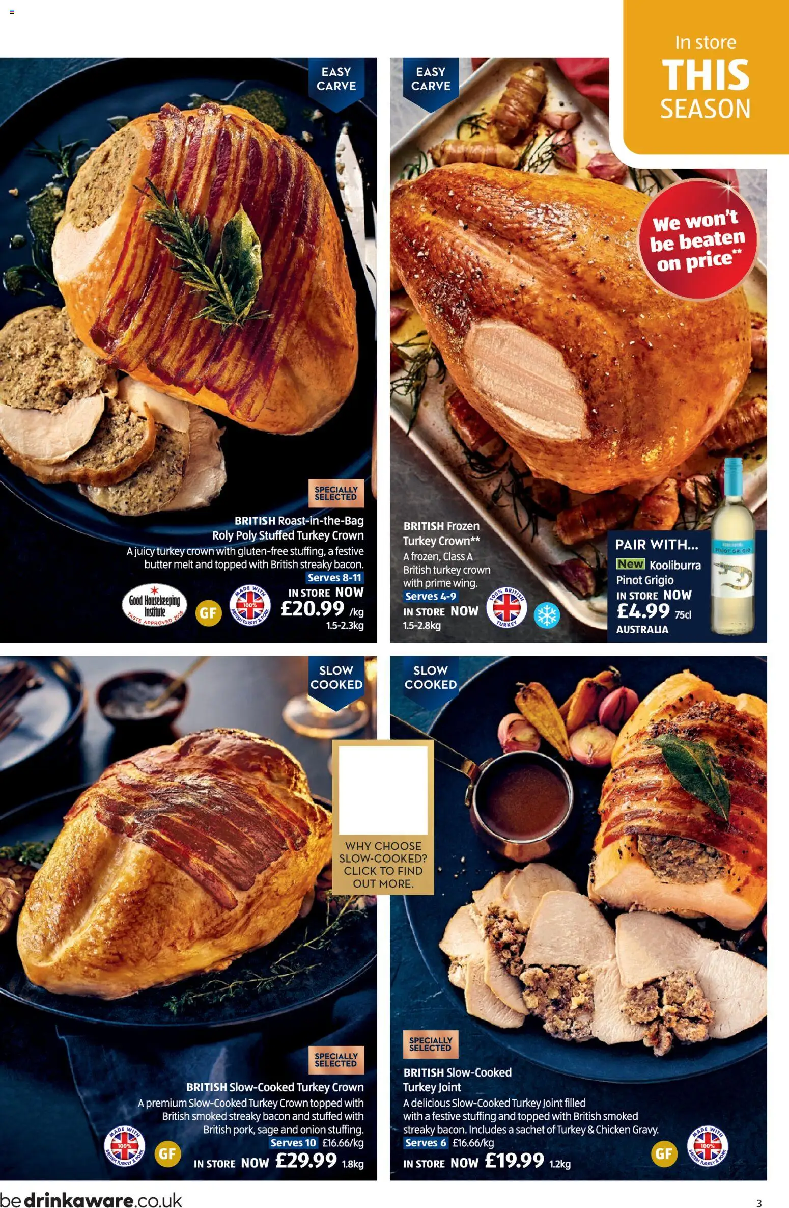 {H1} | Page: 3 | Products: Onion, Chicken, Pork, Bacon