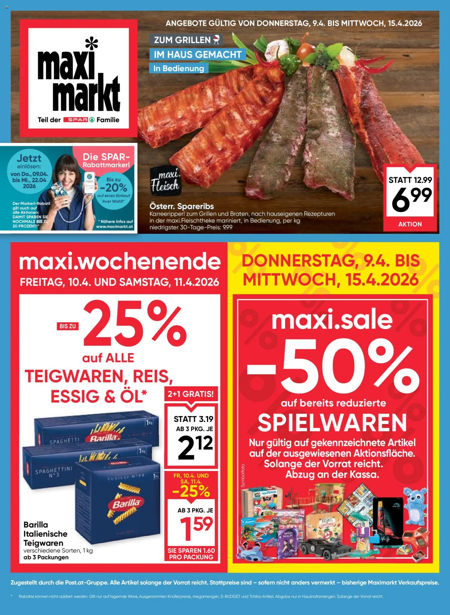Maximarkt Flugblatt gültig ab 09.04.2026 | Seite: 1 | Produkte: Hajdina liszt