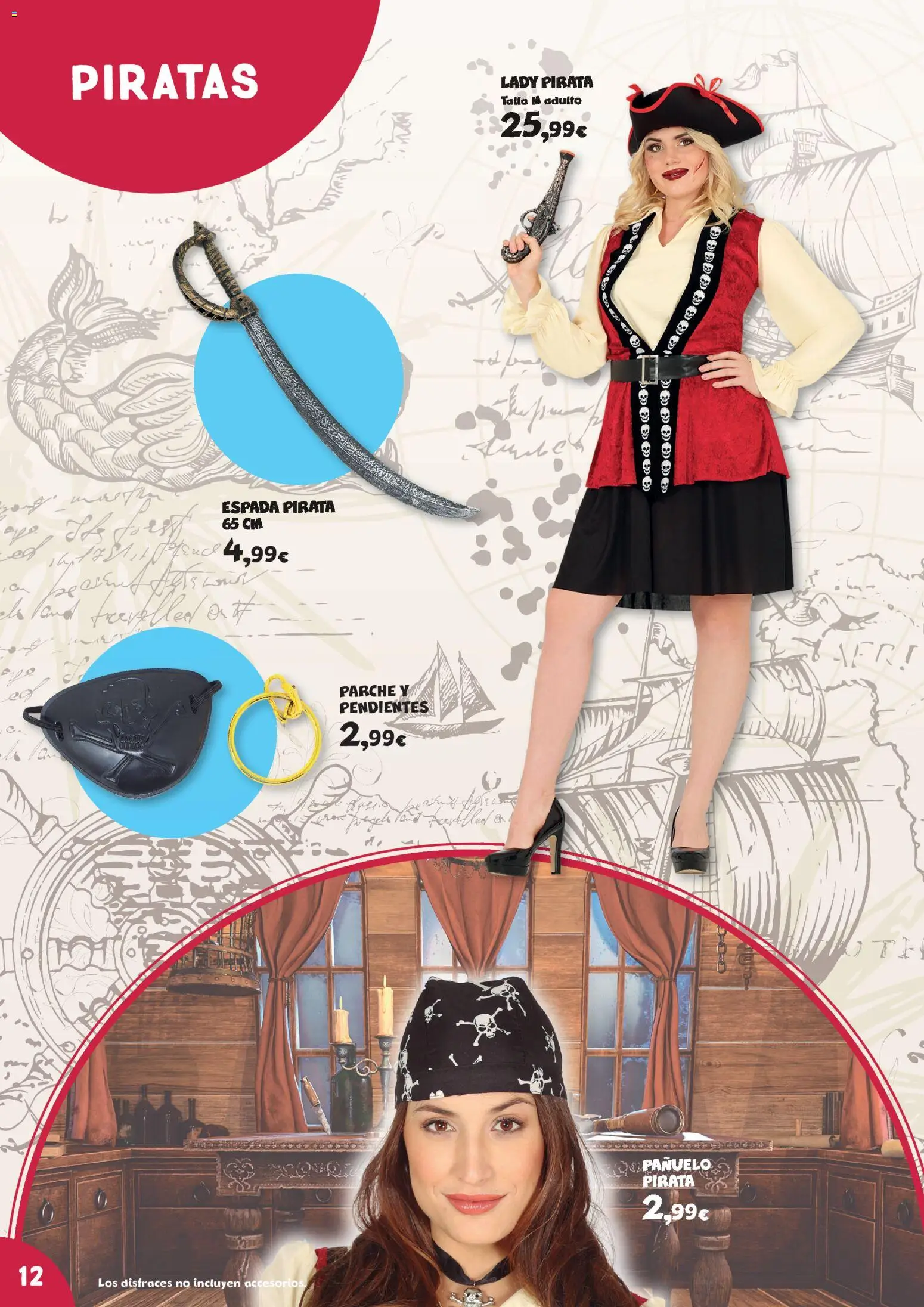 Toy Planet catálogo Carnaval │ válido desde el 29.01.2026 | Página: 12 | Productos: Pañuelo, Pendientes