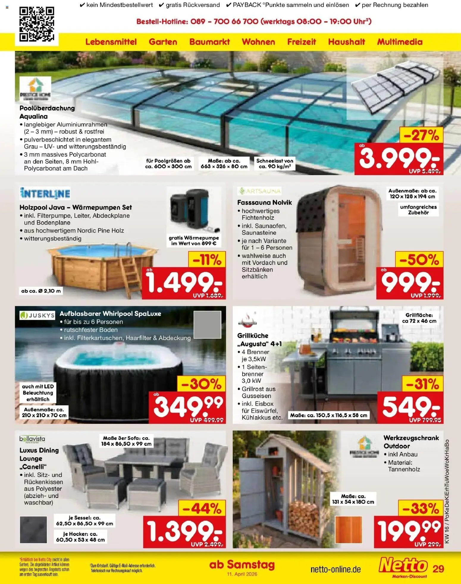 Netto Marken-Discount Prospekt Gemmingen	 – gültig ab 13.04.2026 | Seite: 29 | Produkte: Hocker, Sofa, Sessel