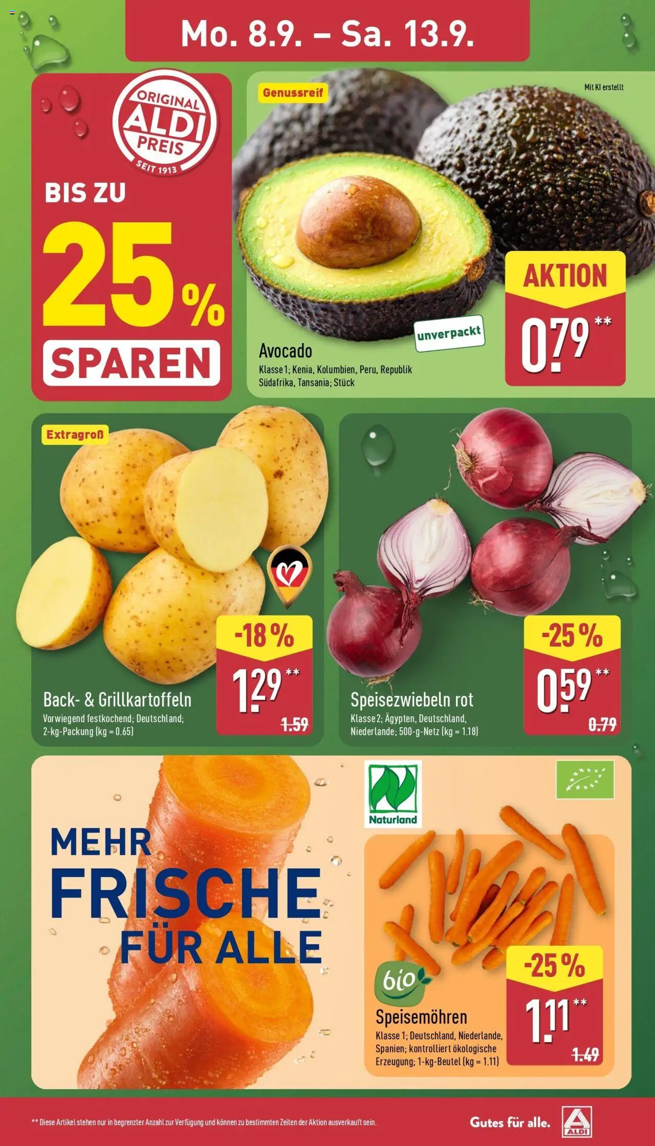 Aldi Prospekt Hildburghausen – gültig ab 07.09.2025 | Seite: 3 | Produkte: Avocado
