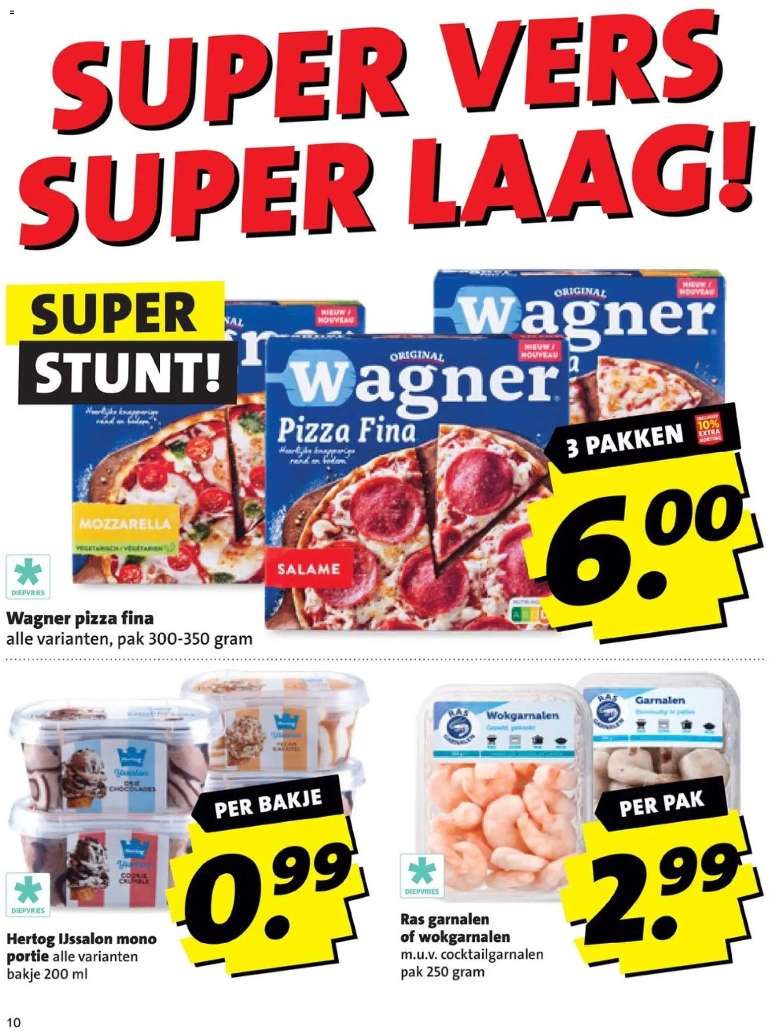 {H1} | Pagina: 10 | Producten: Pizza, Mozzarella