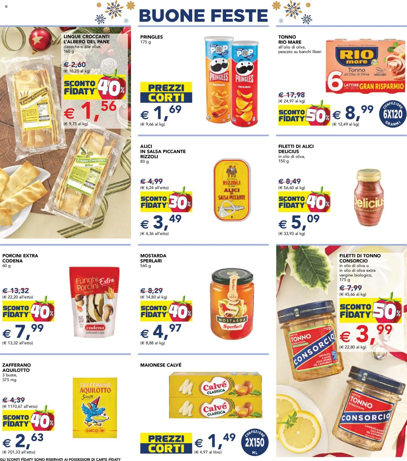 Volantino Esselunga S del 11.12.2025 | Pagina: 12 | Prodotti: Pane, Salsa, Tonno, Alici