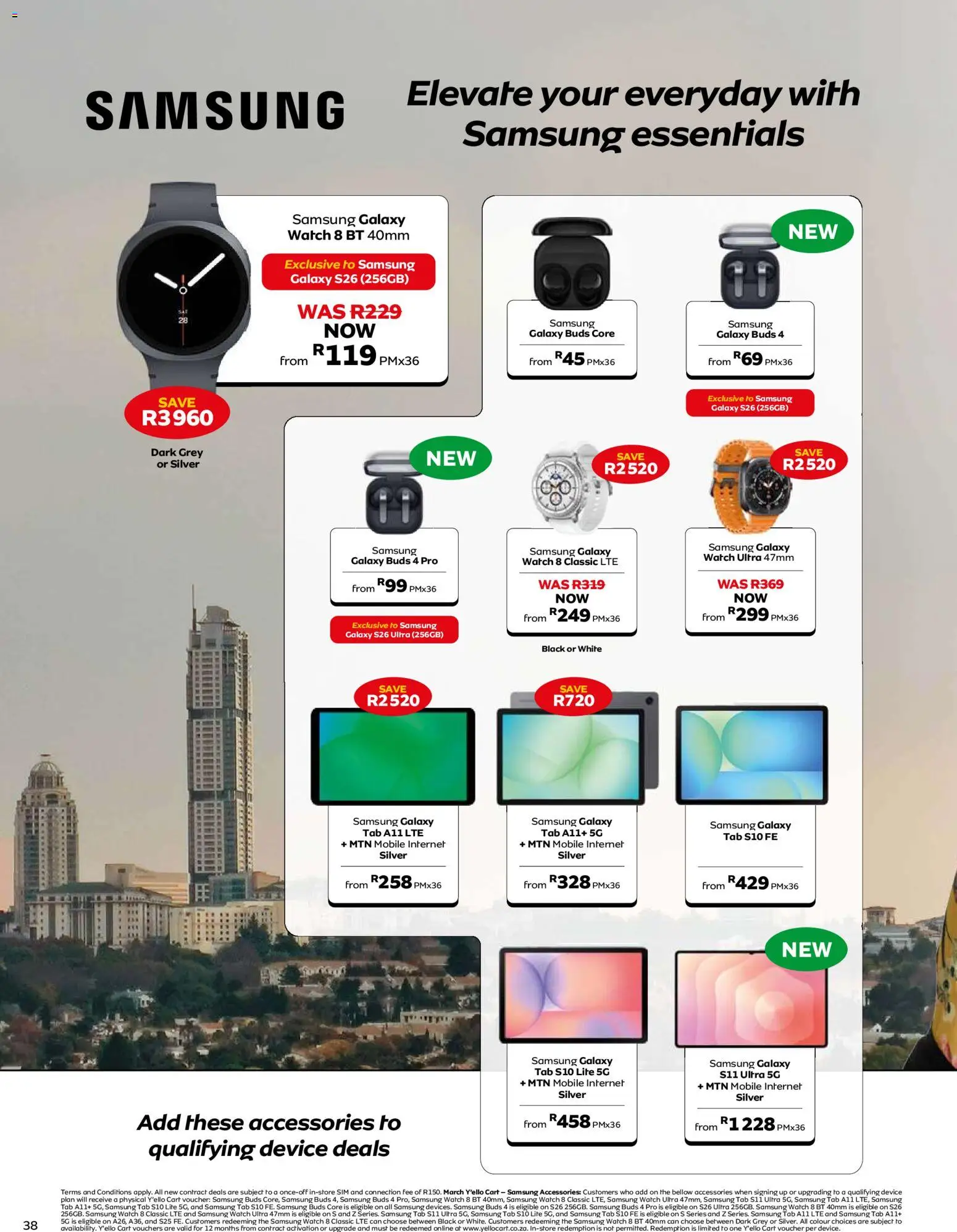 New MTN catalogue – valid from 09.03.2026 | Page: 38 | Products: Sim, Watch
