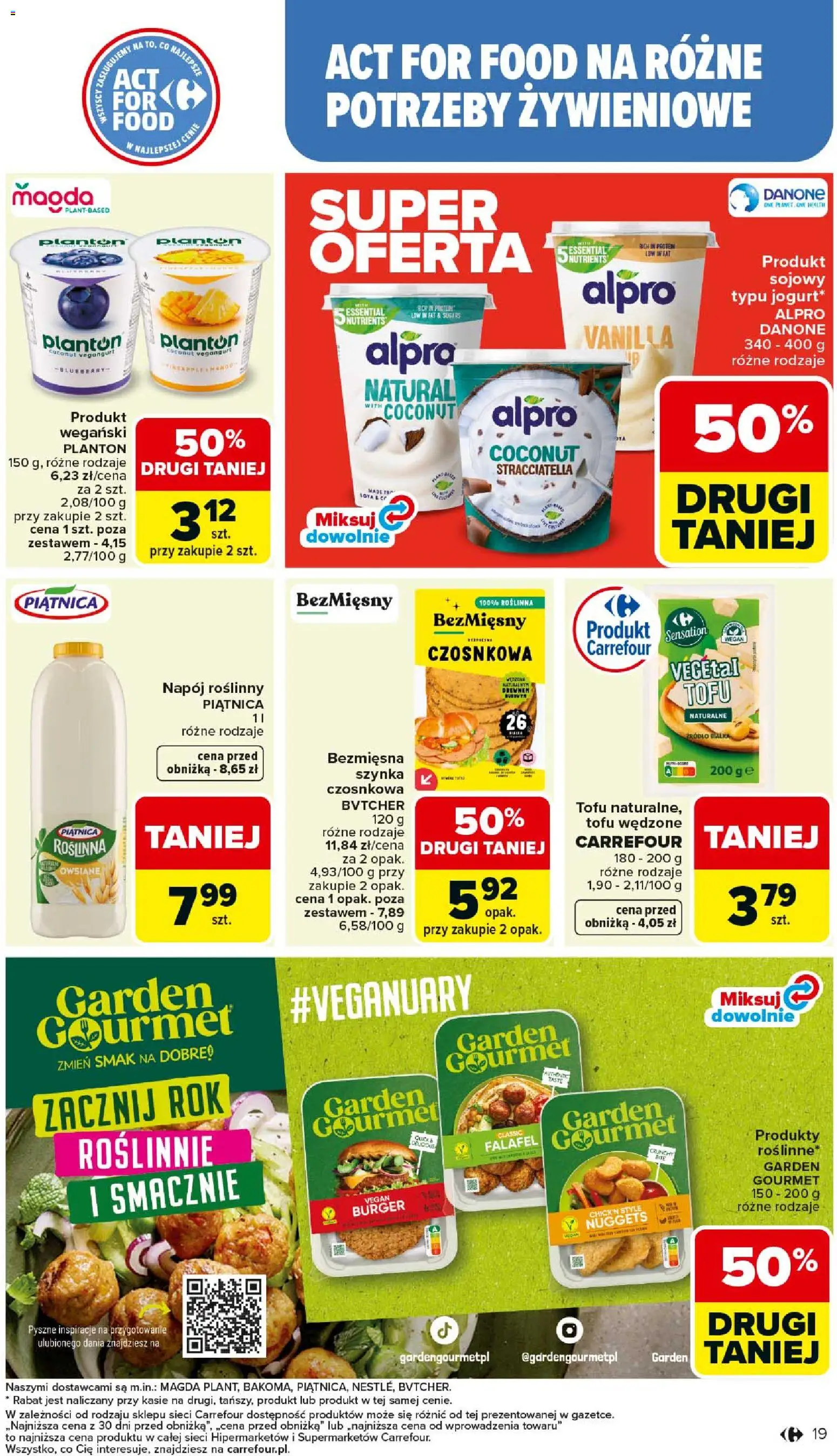 Carrefour gazetka od 02.03.2026 | Strona: 21 | Produkty: Alpro, Szynka, Tofu, Nuggets