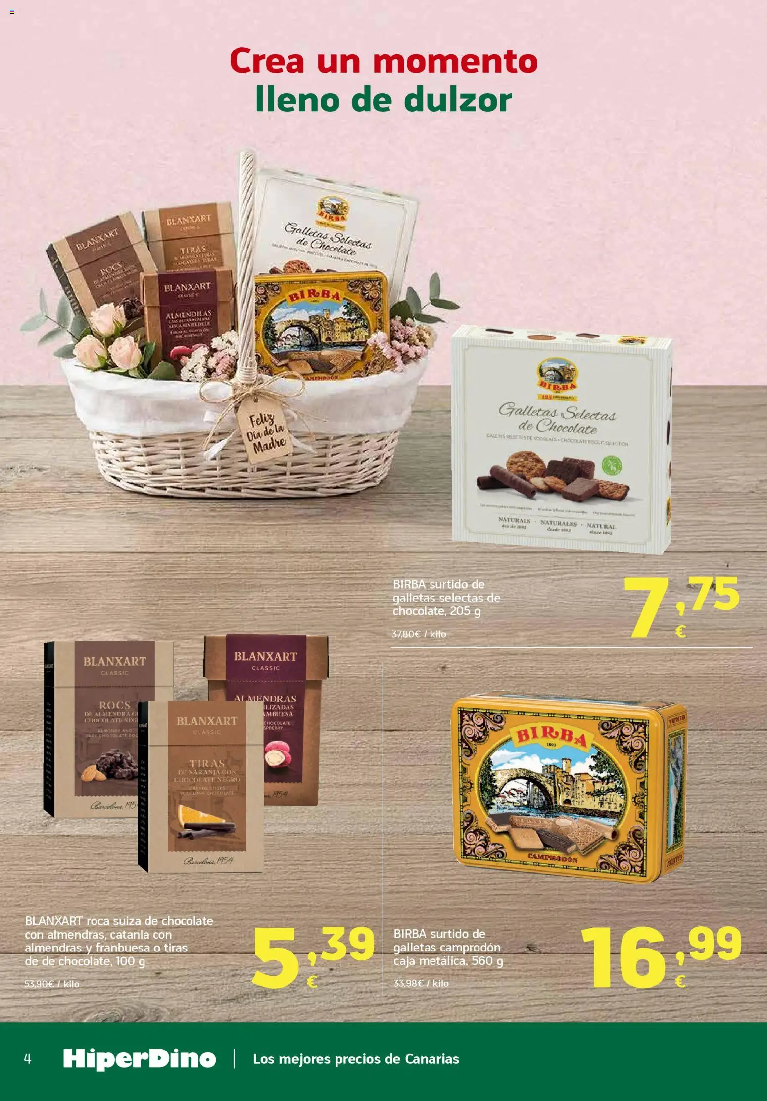 HiperDino folleto │ válido desde el 23.04.2026 | Página: 4 | Productos: Chocolate, Galletas, Caja