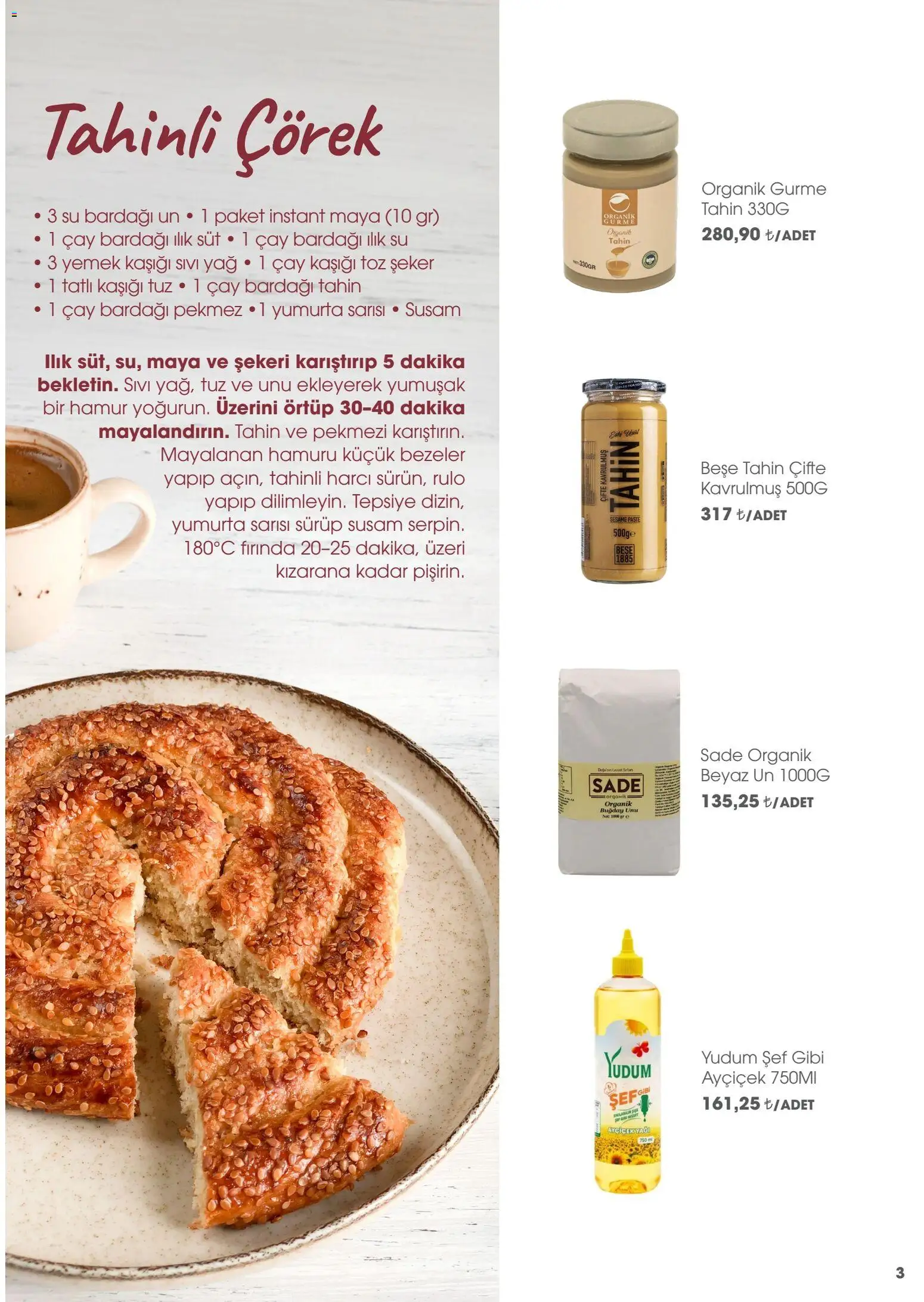 CarrefourSA - Katalog Gurme - 01.03.2026 tarihinden itibaren geçerlidir | Sayfa: 3 | Ürünler: Yumurta, Çay, Şeker, Tuz