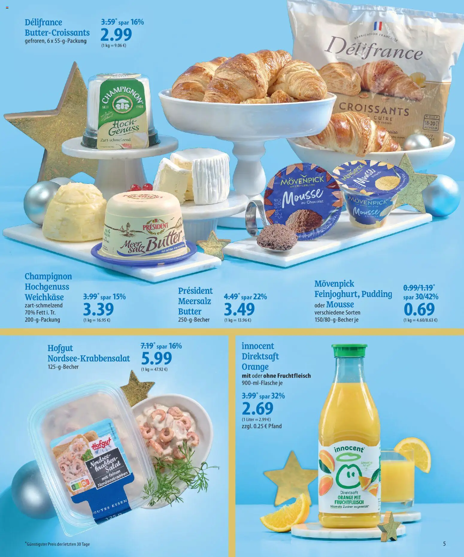 Famila Prospekt 	 – gültig ab 30.11.2025 | Seite: 5 | Produkte: Butter, Pudding, Zucker, Salat