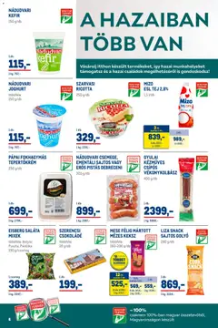 Metro - Élelmiszer és Szezonális katalógus 2025/11 - amely érvényes a következő dátumtól: 02.11.2025 | Oldal: 6