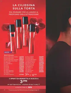Volantino Avon del 01.09.2025 | Pagina: 3 | Prodotti: Borsetta, The, Torta, Profumo
