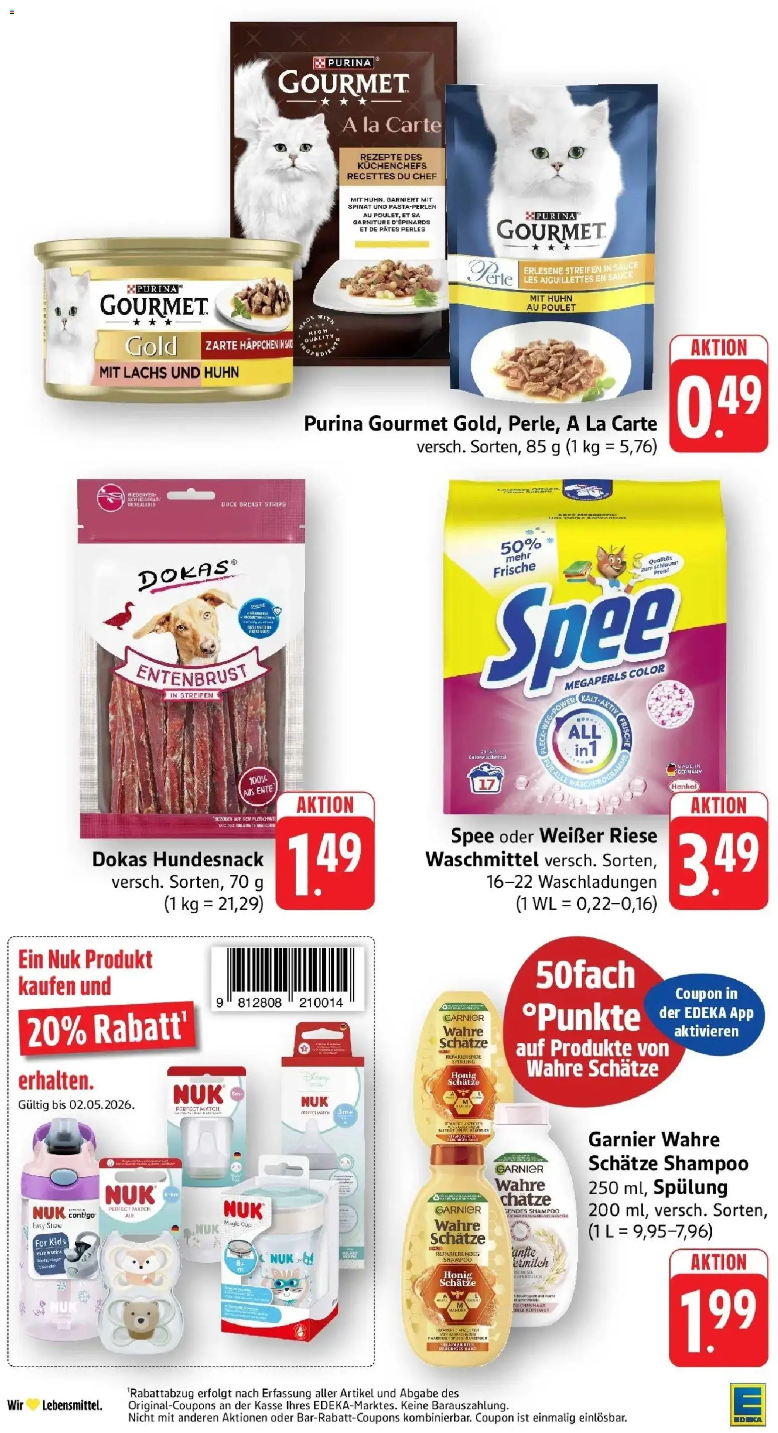 Angebote – gültig ab 27.04.2026 | Seite: 47 | Produkte: Shampoo, Spülung, Waschmittel, Ente