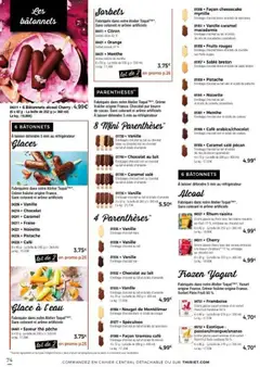 Thiriet - Prévisualisation de Thiriet Catalogue livraison à domicile valide à partir de 31.01.2026 | Page: 74 | Produits: Alcool, Citron, Noisette, Orange