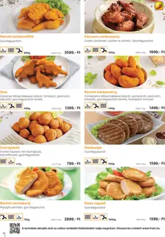 Family Frost Katalógus - amely érvényes a következő dátumtól: 01.04.2026 | Oldal: 8 | Termékek: Fűszeres csirkeszárny, Hamburger, Sertéskaraj, Csirkehús