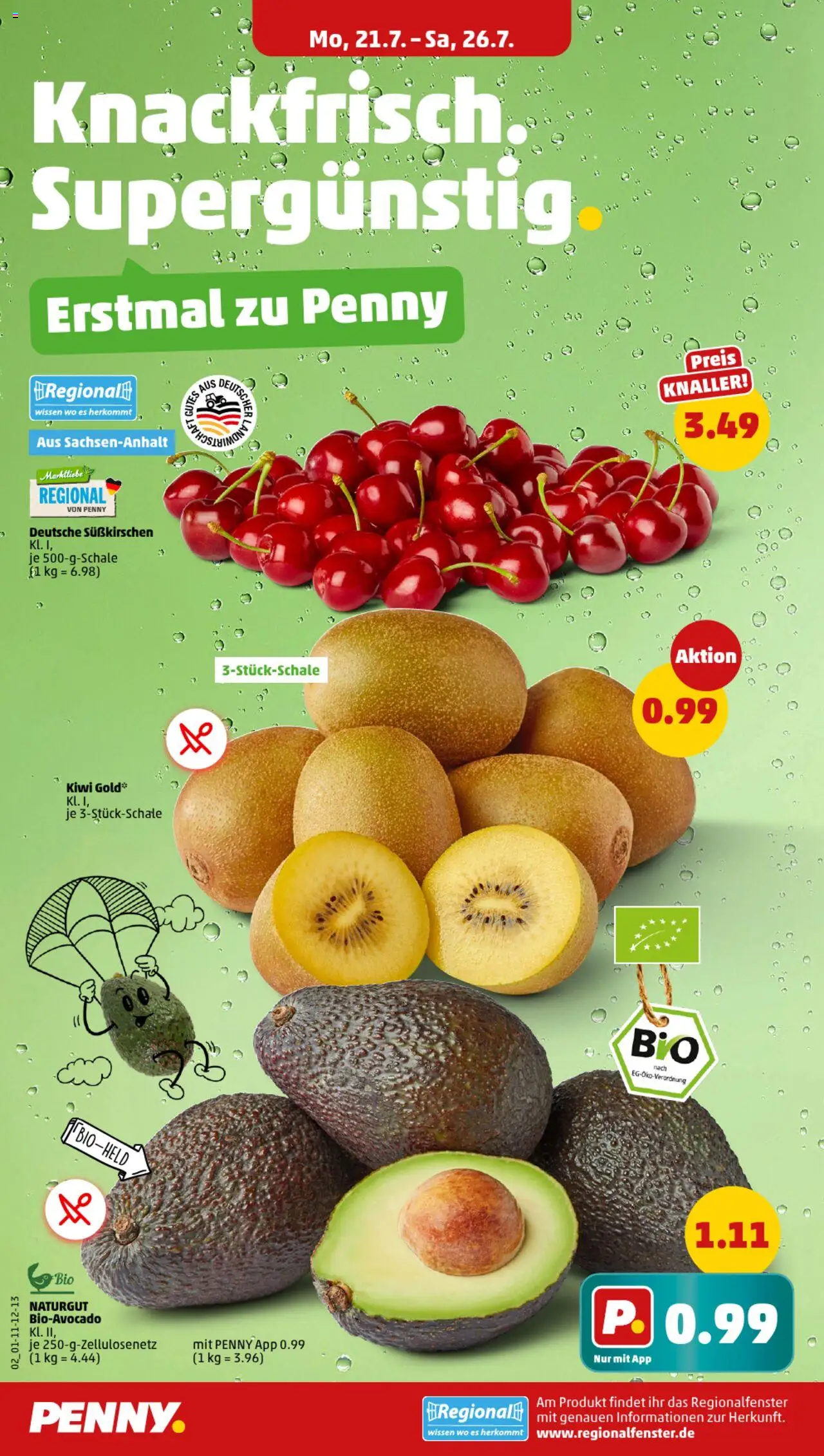 Penny Prospekt 	 - gültig ab dem 21.07.2025 | Seite: 2 | Produkte: Kiwi