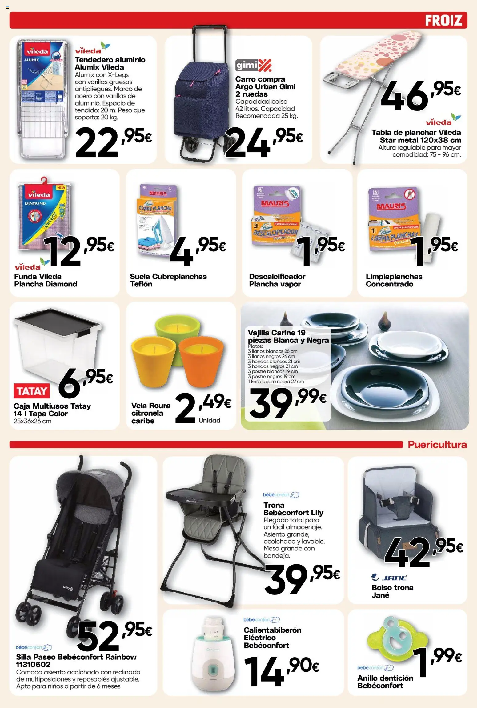 Froiz - Folleto Hiper │ válido desde el 23.04.2026 | Página: 11 | Productos: Βρεφικό κρεβάτι, Marco, Plancha, Caja