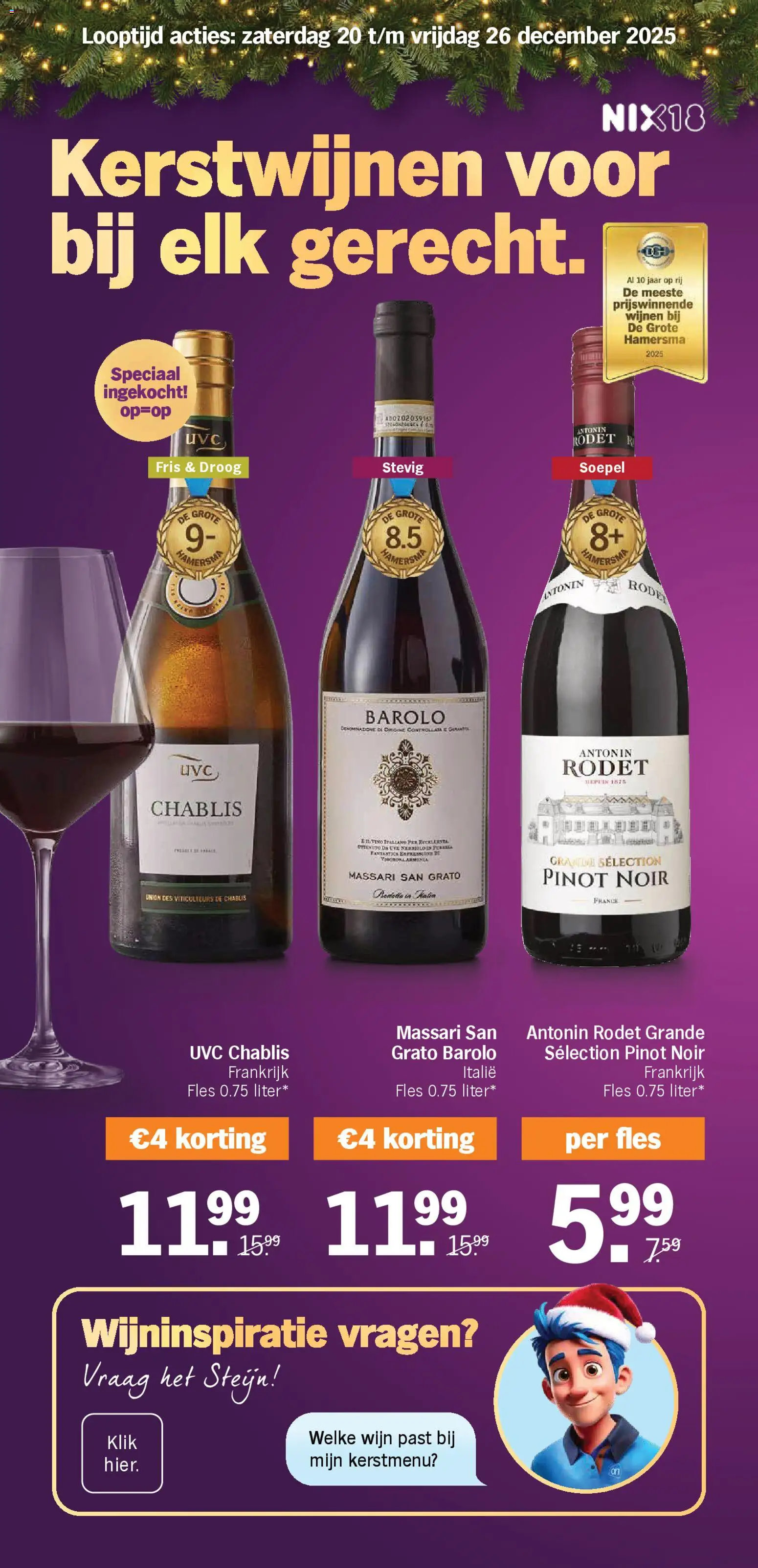 {H1} | Pagina: 25 | Producten: Wijn, Fles