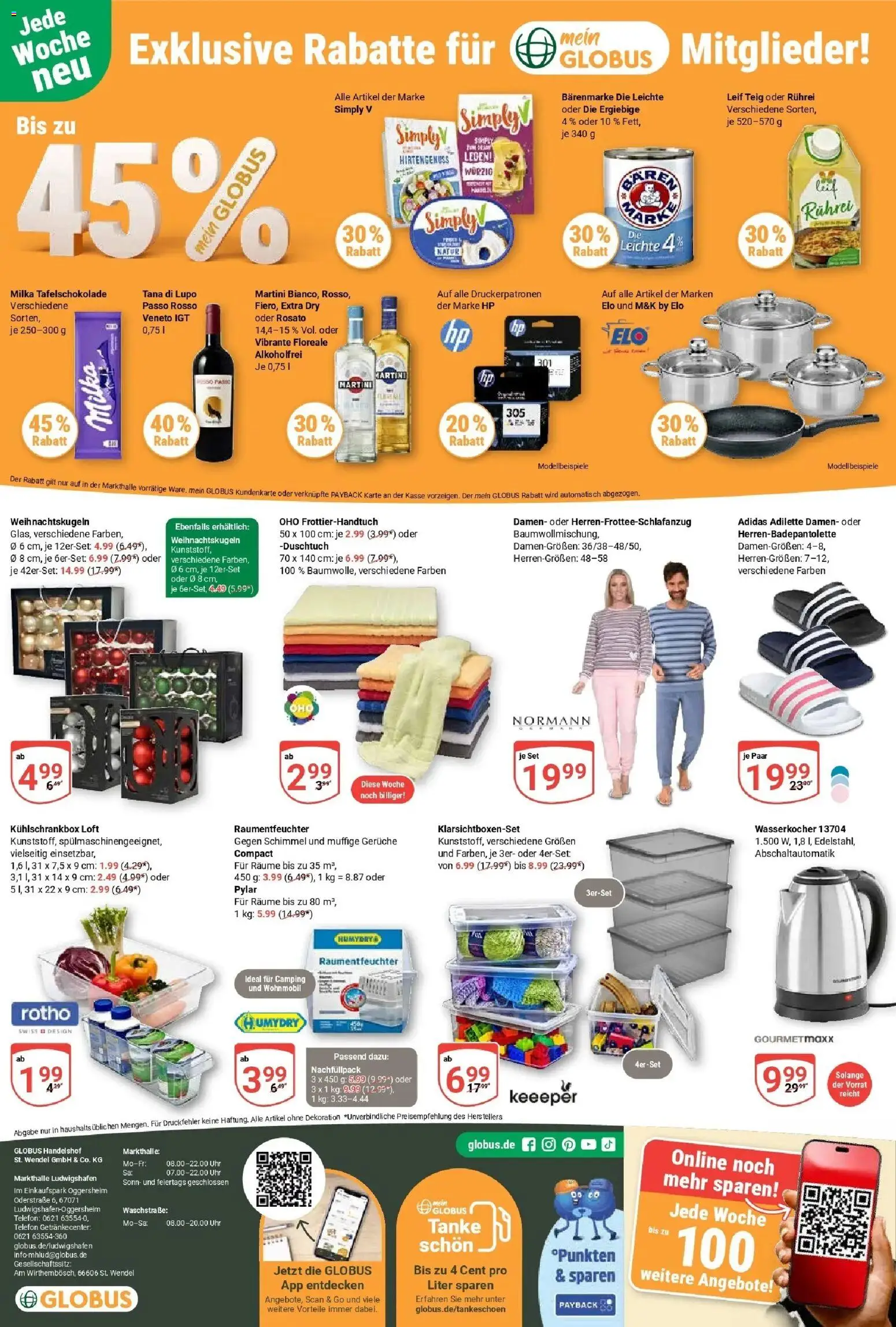 Globus prospekt Ludwigshafen-Oggersheim	 (ab 17.11.2025) » Angebote online | Seite: 28 | Produkte: Martini, Wasserkocher, Telefon, Uhr