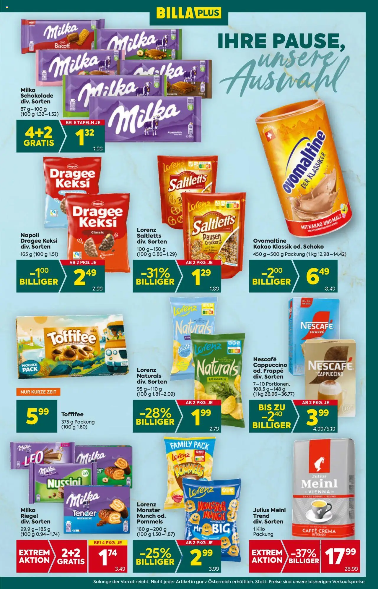 Billa Plus Flugblatt - Tirol gültig ab 28.08.2025 | Seite: 13 | Produkte: Schokolade
