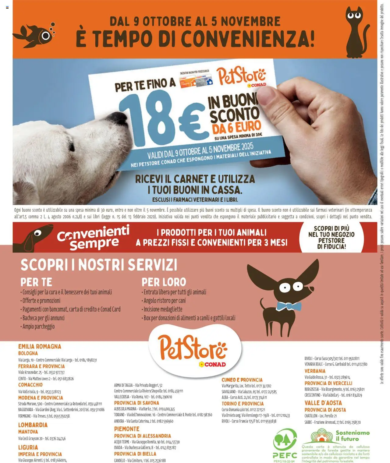 Volantino Conad del 09.10.2025 | Pagina: 8 | Prodotti: Bacheca, Tè