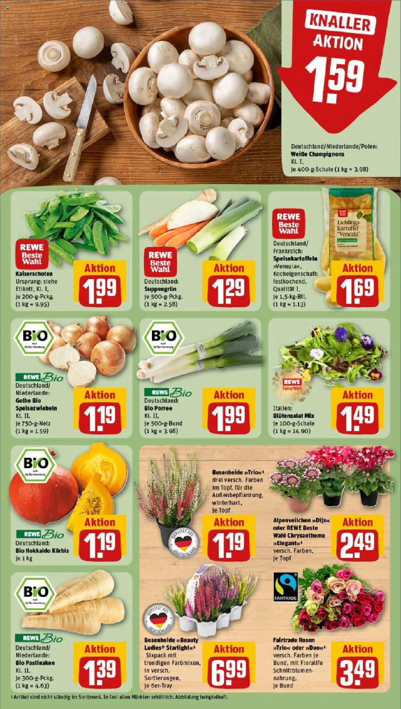 Rewe prospekt Berlin / Neukölln	 – gültig ab 28.09.2025 | Seite: 11 | Produkte: Champignons, Kürbis
