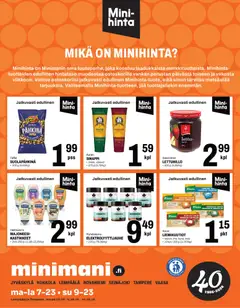 Minimani-mainoslehti voimassa 06.04.2026 alkaen