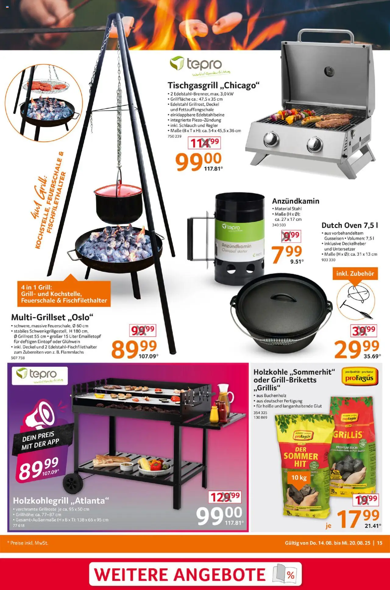 Selgros  Non Food - gültig ab dem 14.08.2025 | Seite: 15 | Produkte: Grill