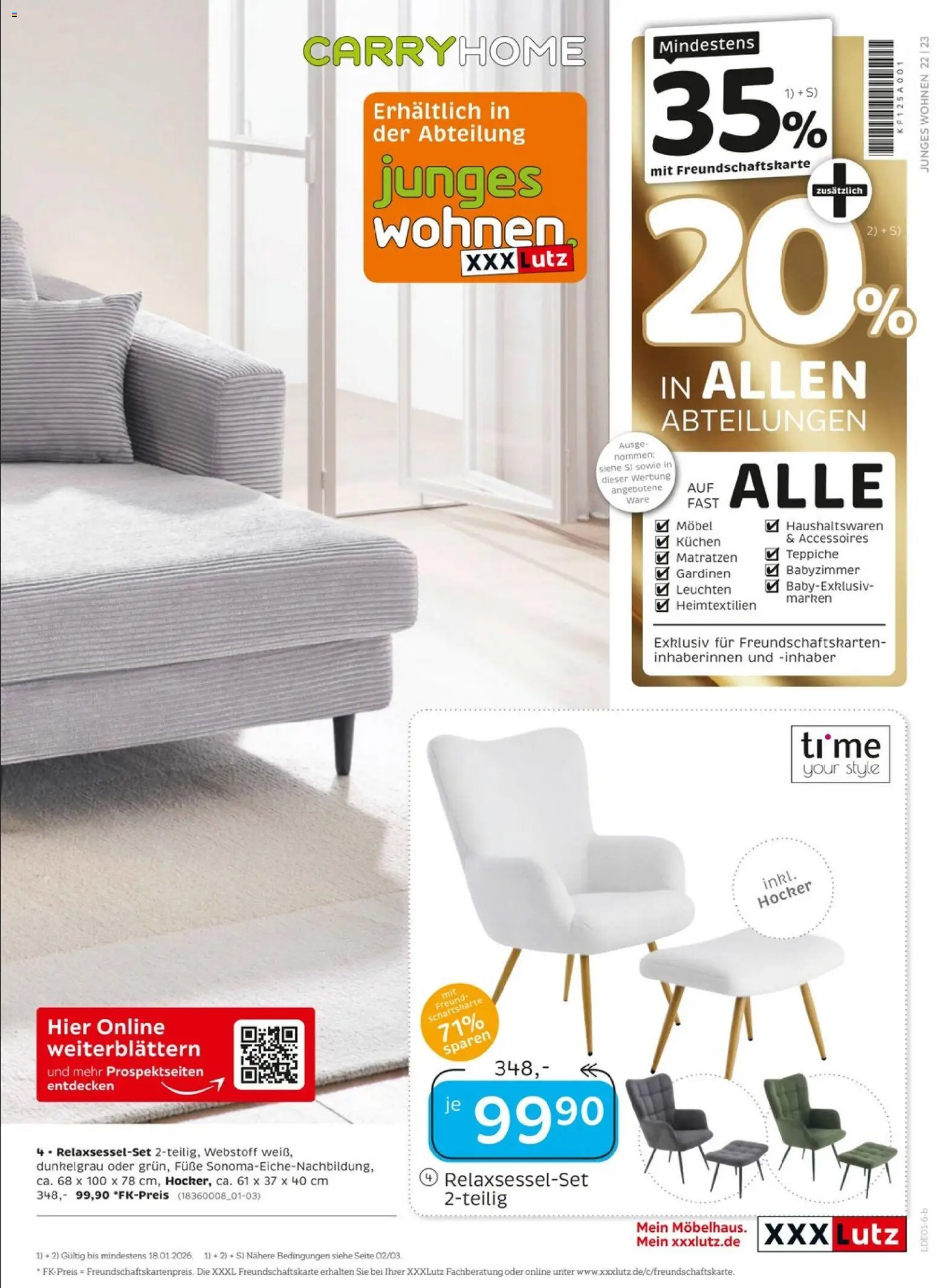 XXXL Lutz Prospekt 	 – gültig ab 02.01.2026 | Seite: 23 | Produkte: Hocker, Kuchen