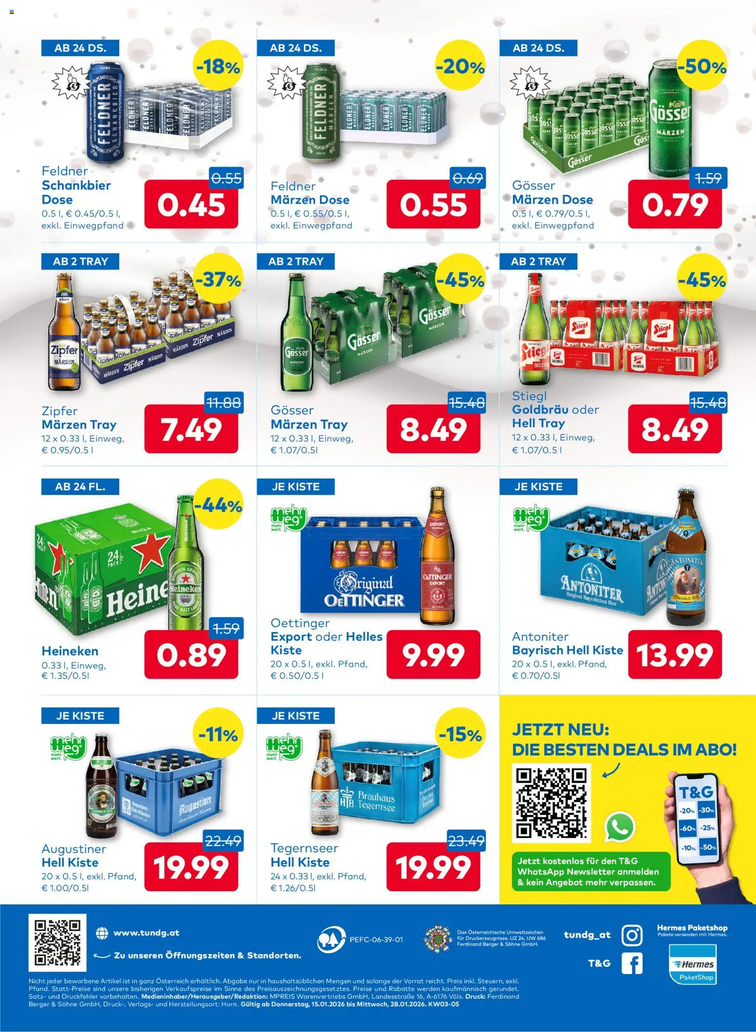 T&G - Kärnten gültig ab 15.01.2026 | Seite: 8 | Produkte: Bier