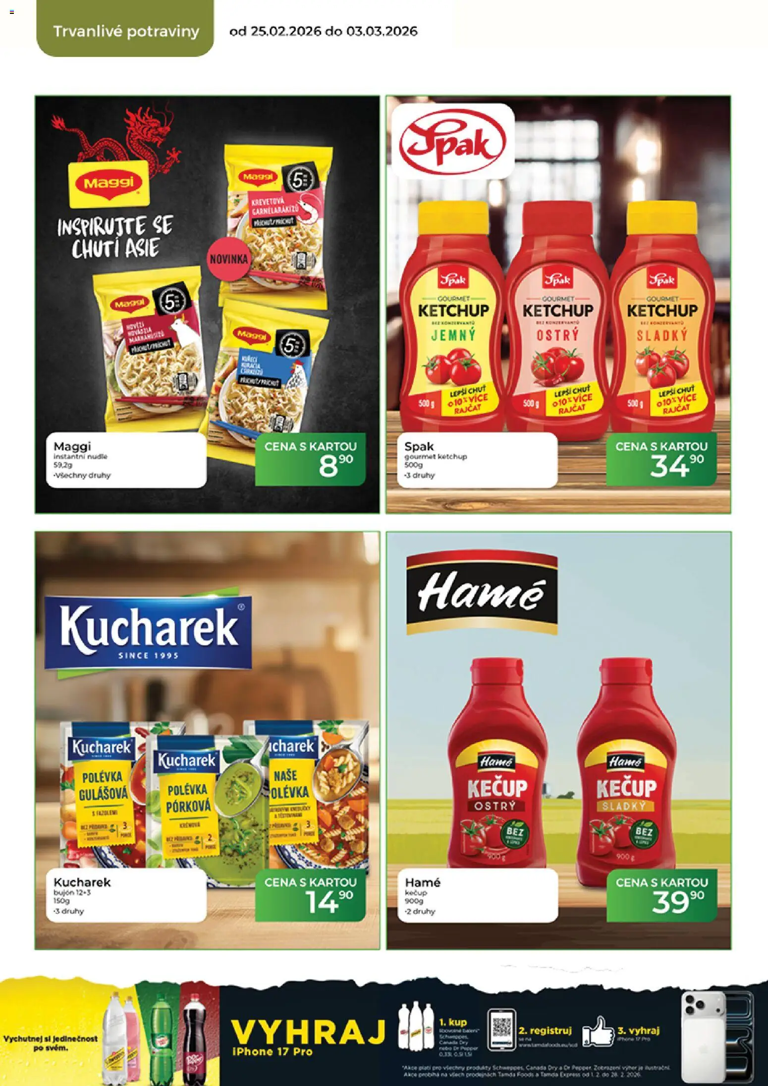 Tamda Foods leták od 25.02.2026 | Strana: 40 | Produkty: Gourmet, Maggi, Kečup, Potraviny